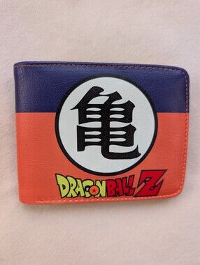 Dragon Ball Z Goku Bifold Wallet Orange Blue Anime
